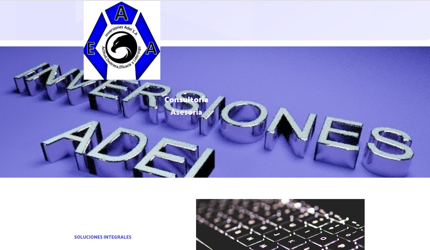 Imagen de www.inversionesadel.com que forma parte de nuestros desarrollos.